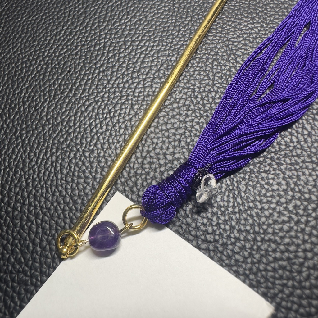 ロングタッセル簪 16【ハンドメイド作品】