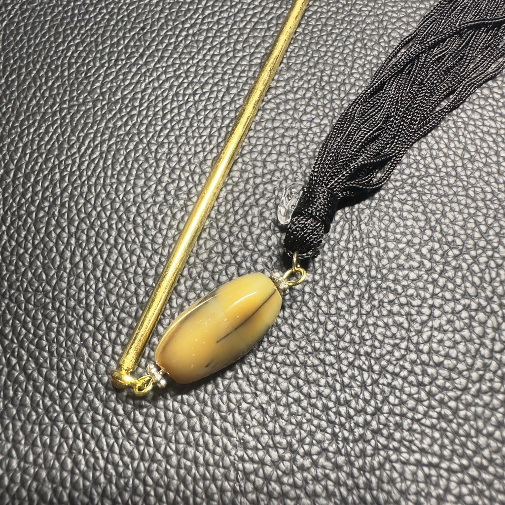 ロングタッセル簪 19【ハンドメイド作品】