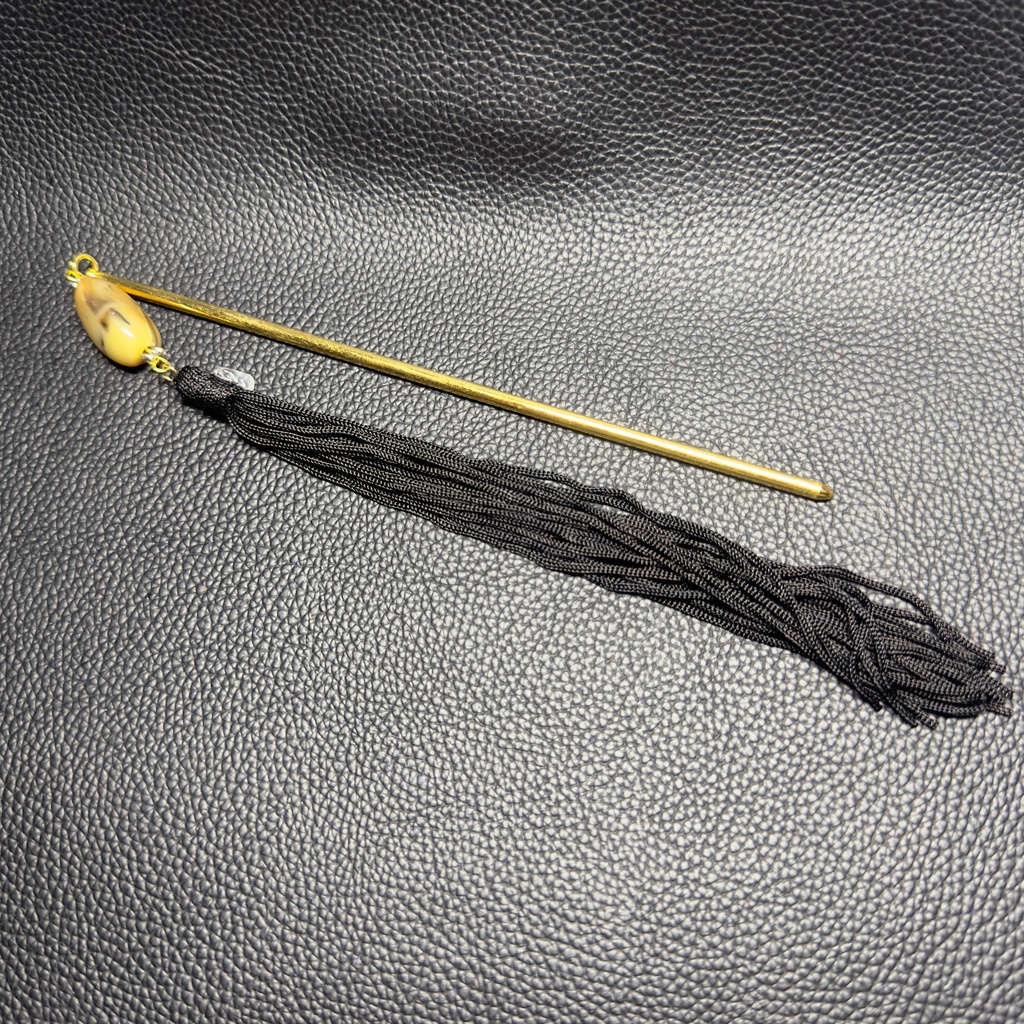 ロングタッセル簪 19【ハンドメイド作品】