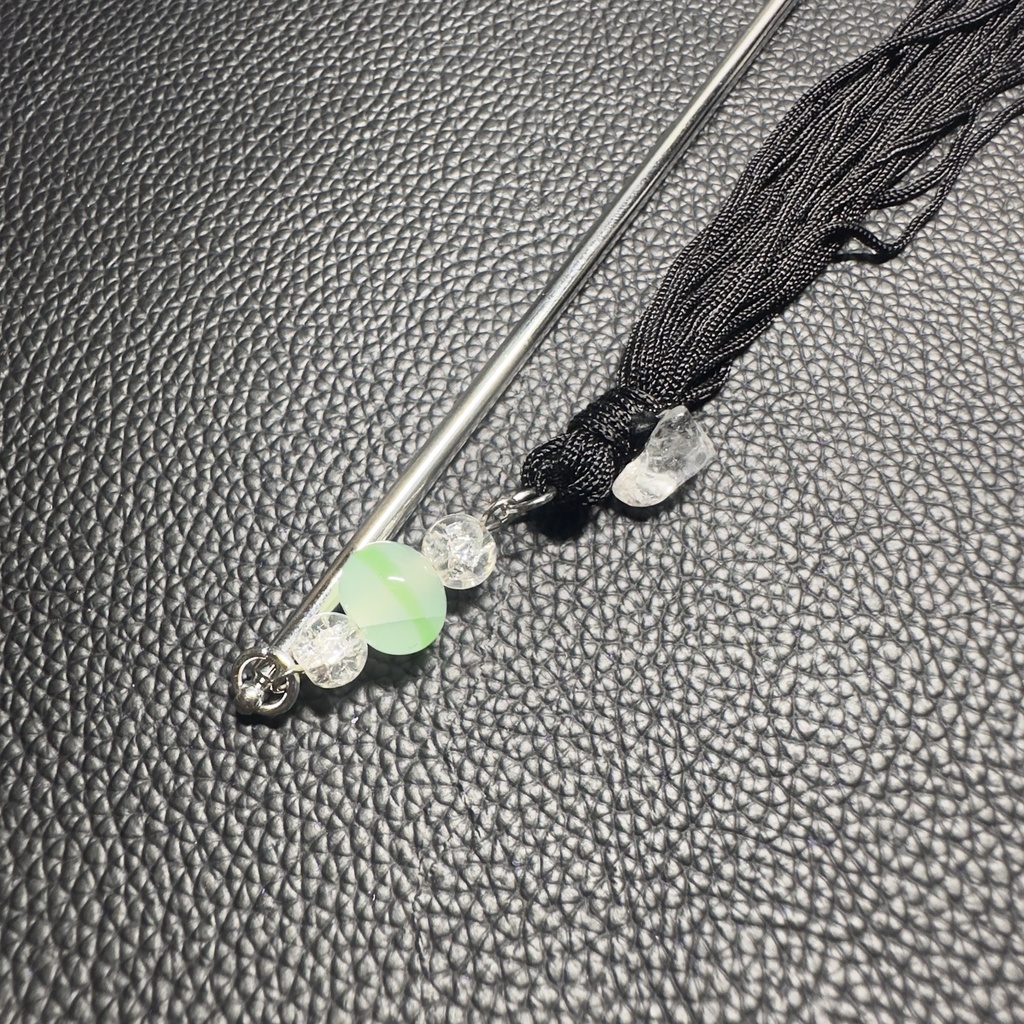 ロングタッセル簪 25【ハンドメイド作品】