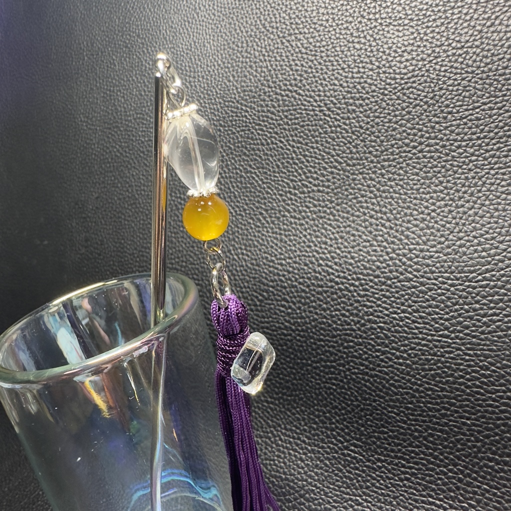 ロングタッセル簪 28【ハンドメイド作品】