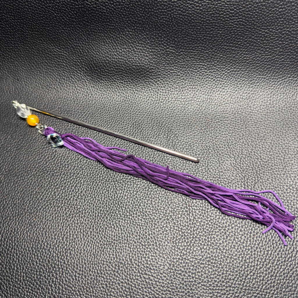 ロングタッセル簪 28【ハンドメイド作品】