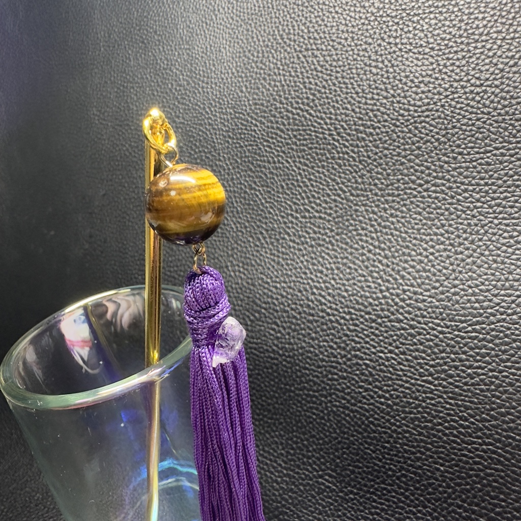 ロングタッセル簪 34【ハンドメイド作品】