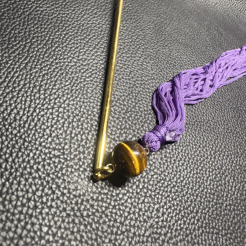 ロングタッセル簪 34【ハンドメイド作品】