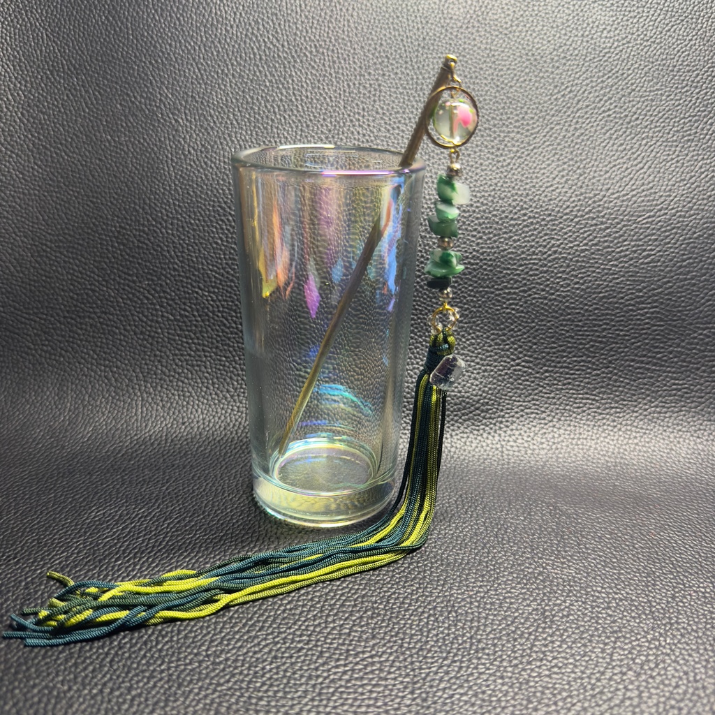 ロングタッセル簪 39【ハンドメイド作品】