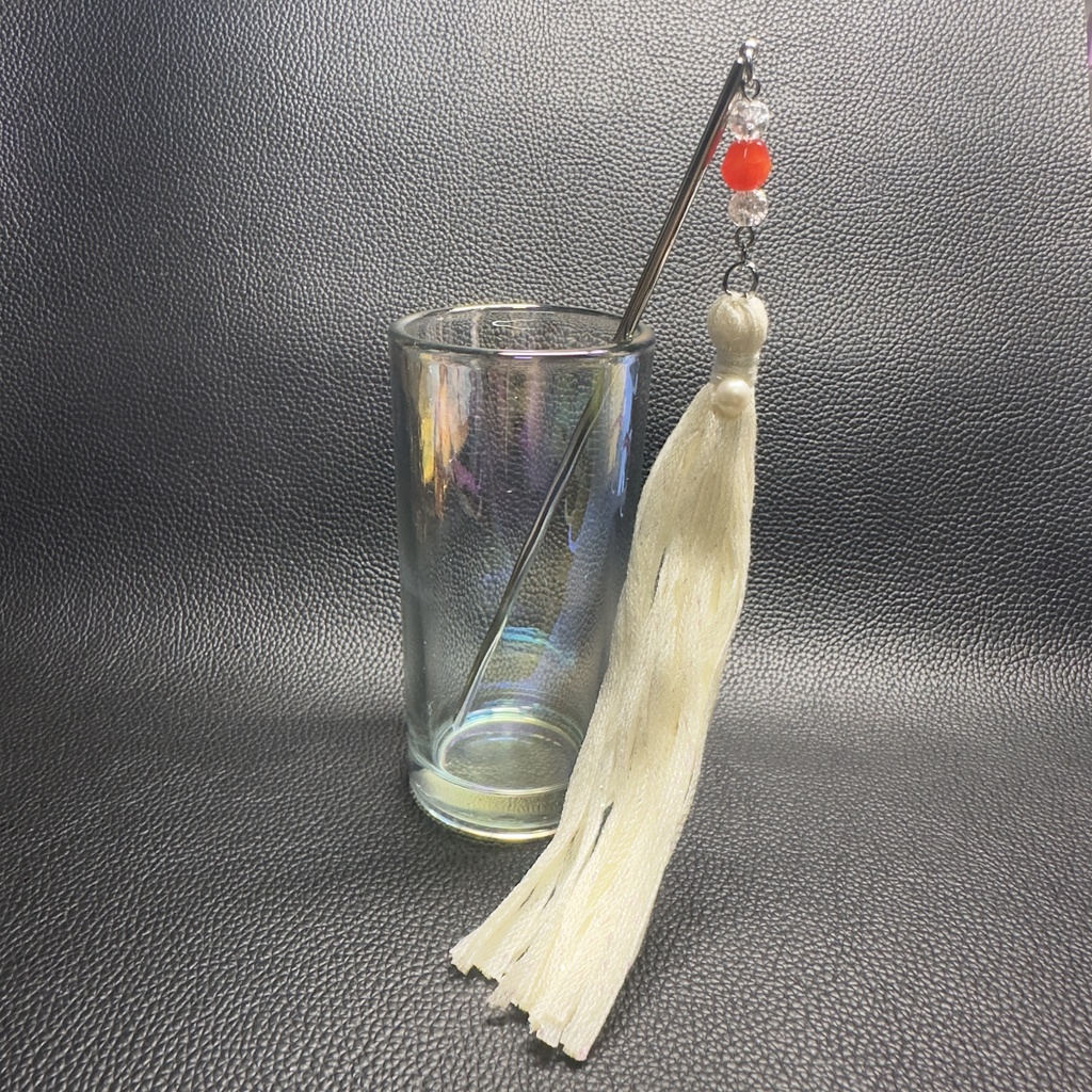 レースタッセル簪 41【ハンドメイド作品】