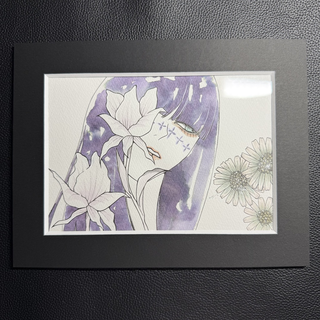 【マット額付き原画】Botanical 8