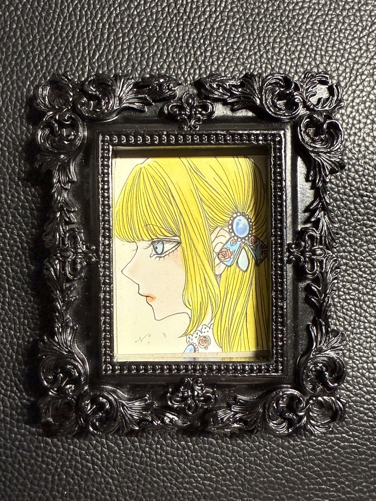【フレーム付きミニ原画】ローズⅠ