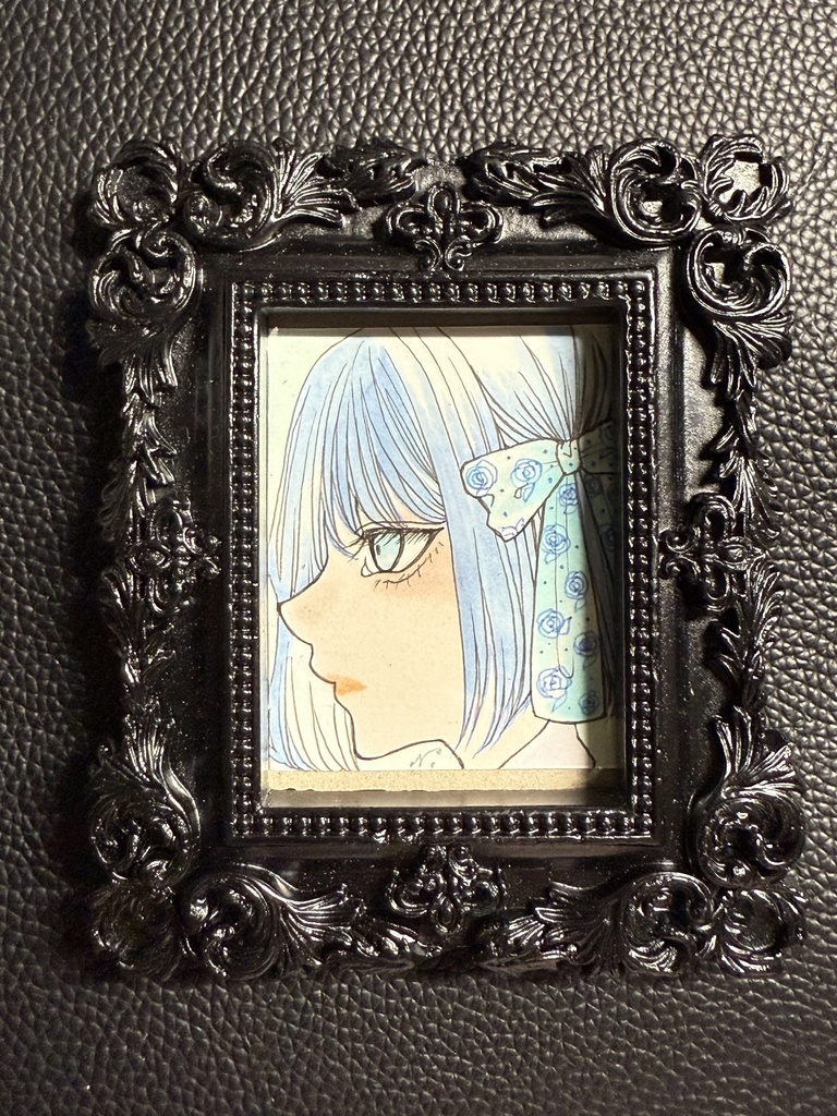 【フレーム付きミニ原画】ローズⅣ