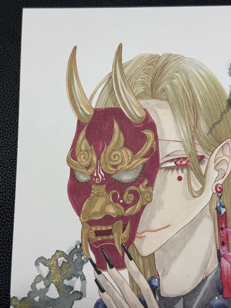 【原画】面と裏 HEAVEN'S GATEシリーズ 閻魔 マサト