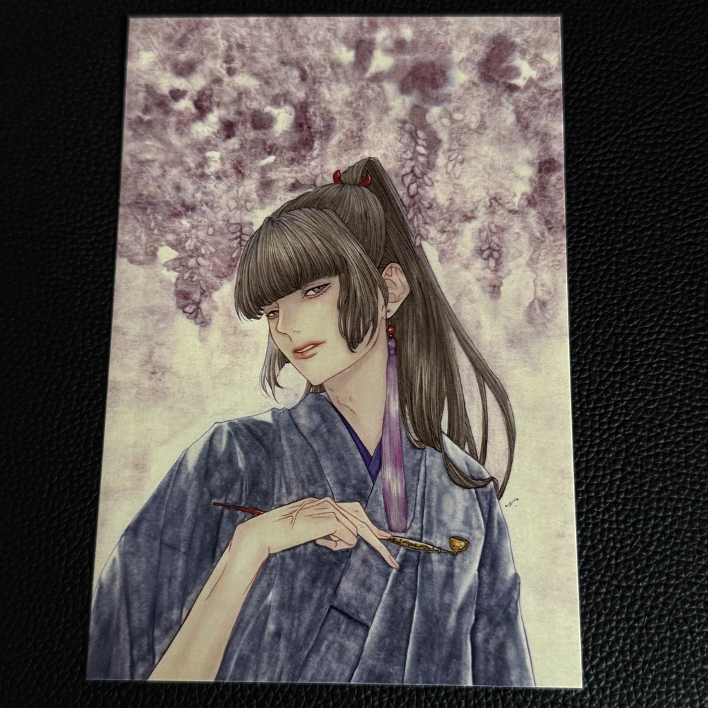 【ポストカード】花に酔う～藤の花の花言葉～