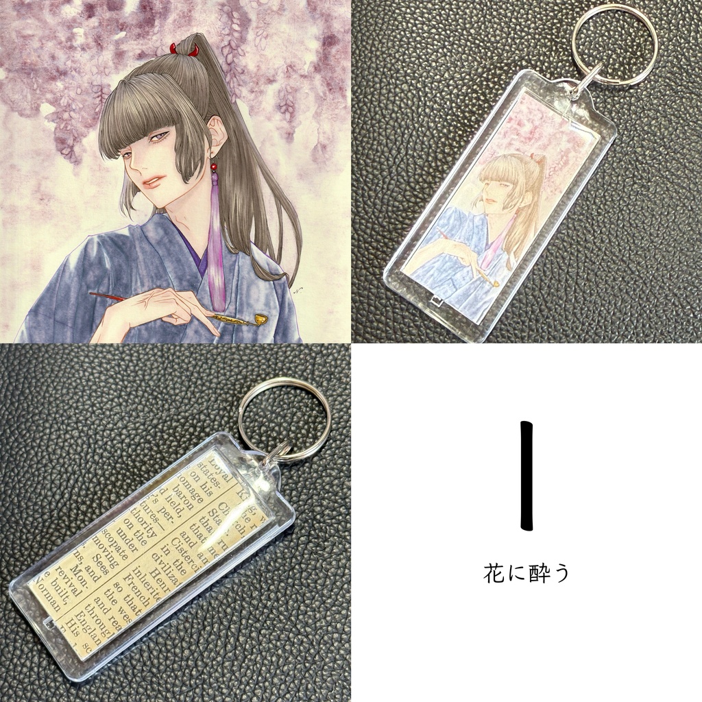 【手作りアクリルキーホルダー】複製原画A~I