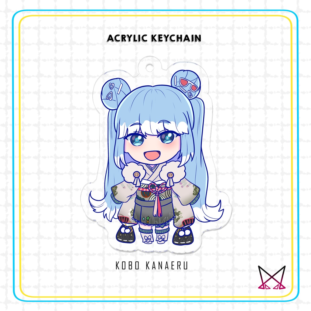 Acrylic Keychain Kobo Kanaeru ( Kimono.Ver )