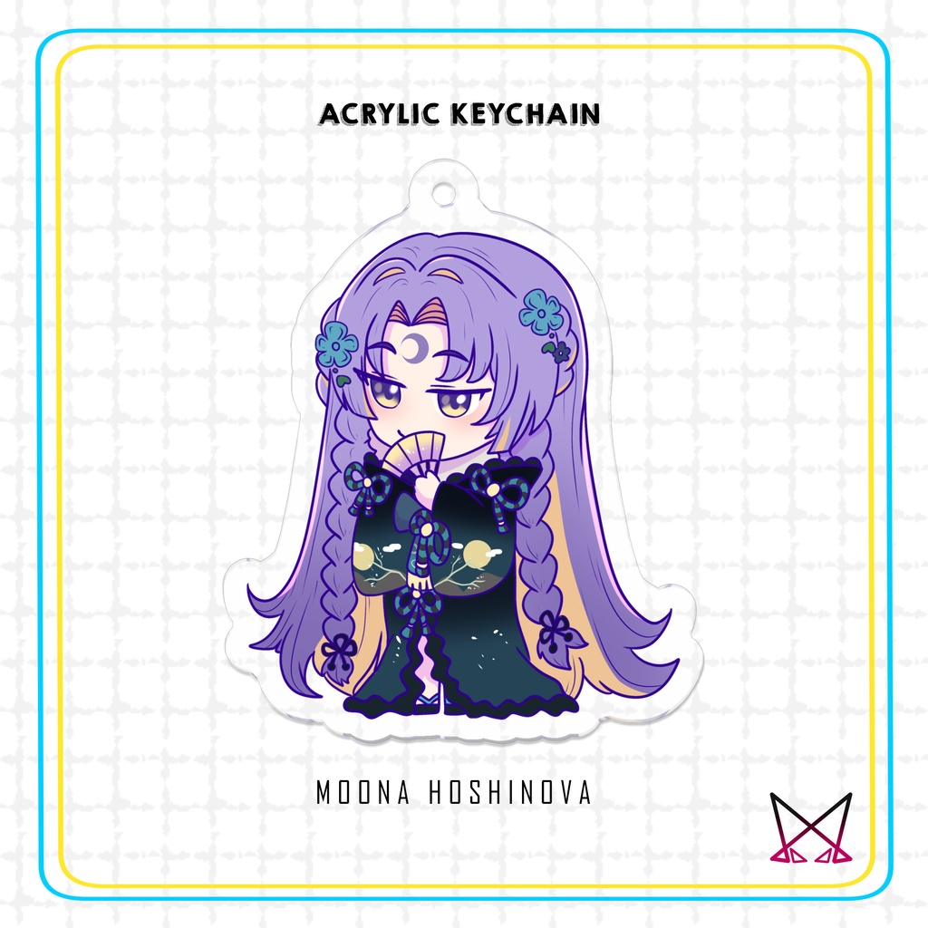 Acrylic Keychain Moona Hoshinova ( Kimono.Ver )