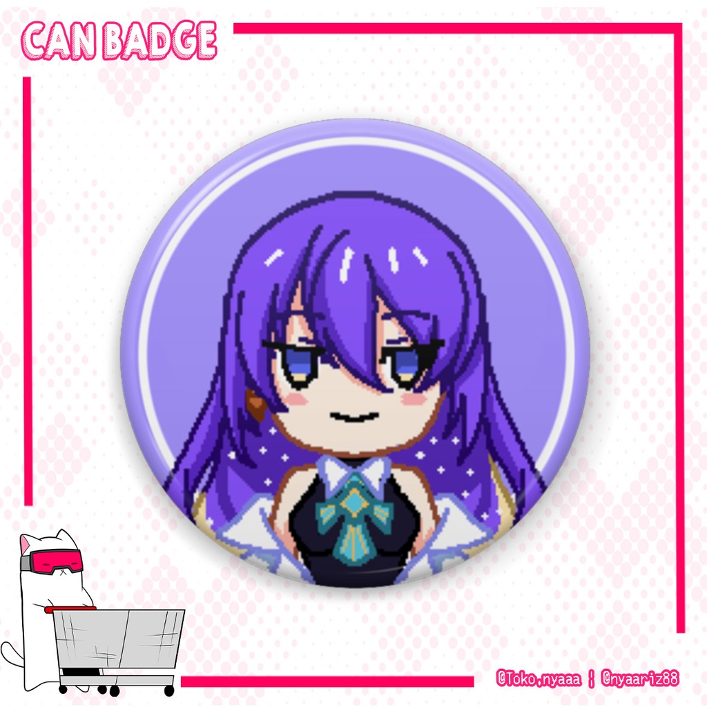 ムーナ・ホシノヴァ Button Badge