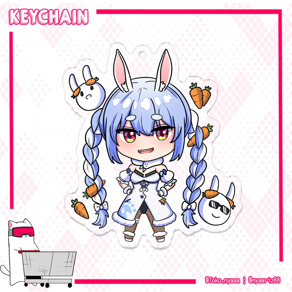 兎田ぺこら Standard Acrylic Key Chain