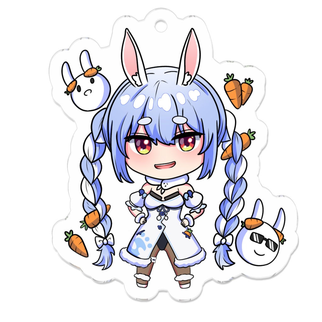 兎田ぺこら Standard Acrylic Key Chain