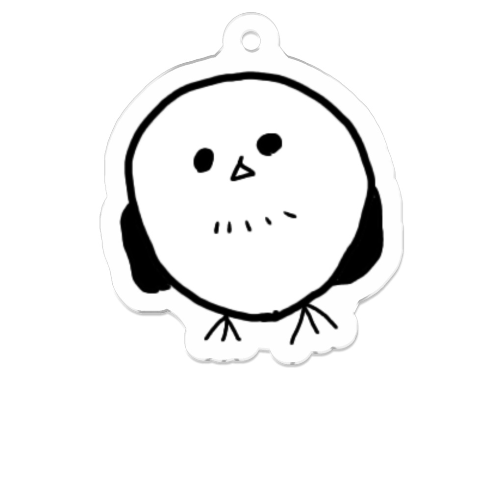 困惑するシマエナガ