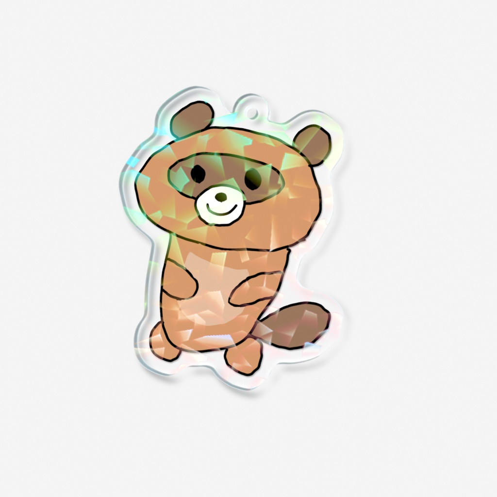 【ただちゃん生誕記念2025】描き下ろしたぬきアクリルキーホルダー