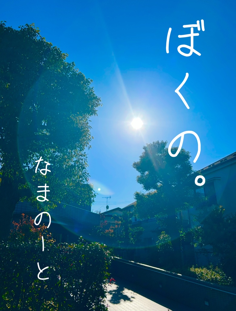 写真詩集　ぼくの。