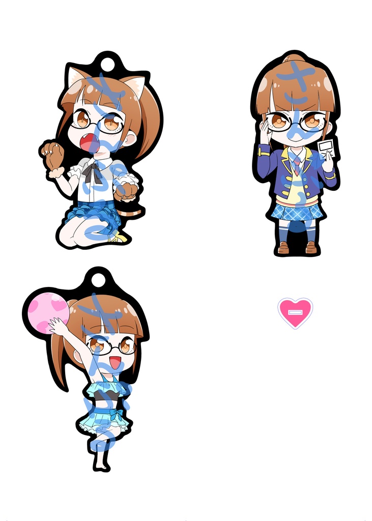 南みれぃアクリルセット（２種）