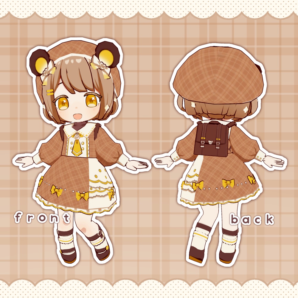 KUMANOKO(くまのこ)/オリジナル3Dモデル