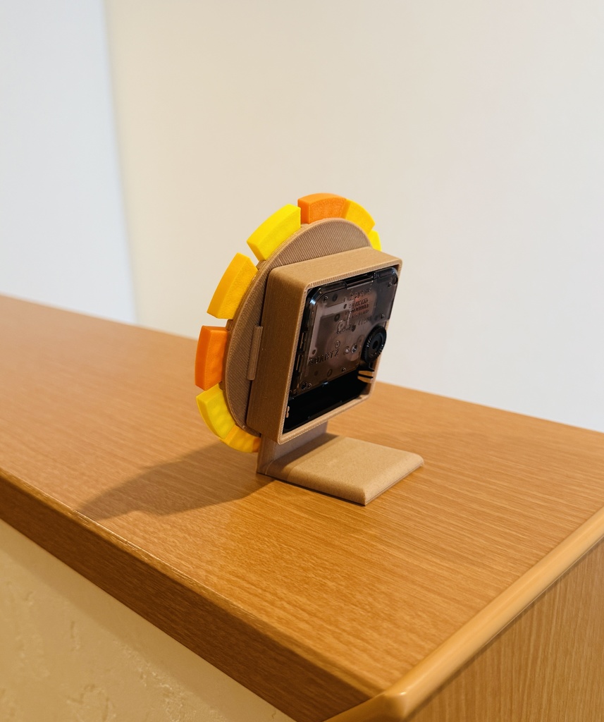 ハニカム 蜂の巣デザイン オリジナル卓上時計