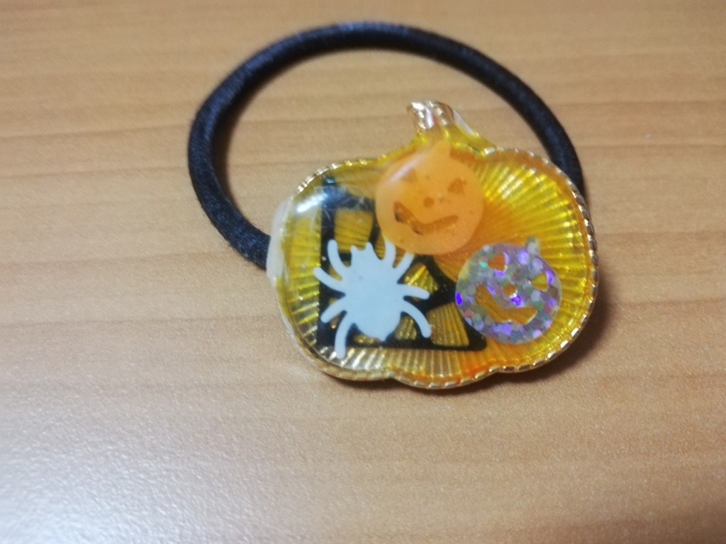 かぼちゃんヘアゴム