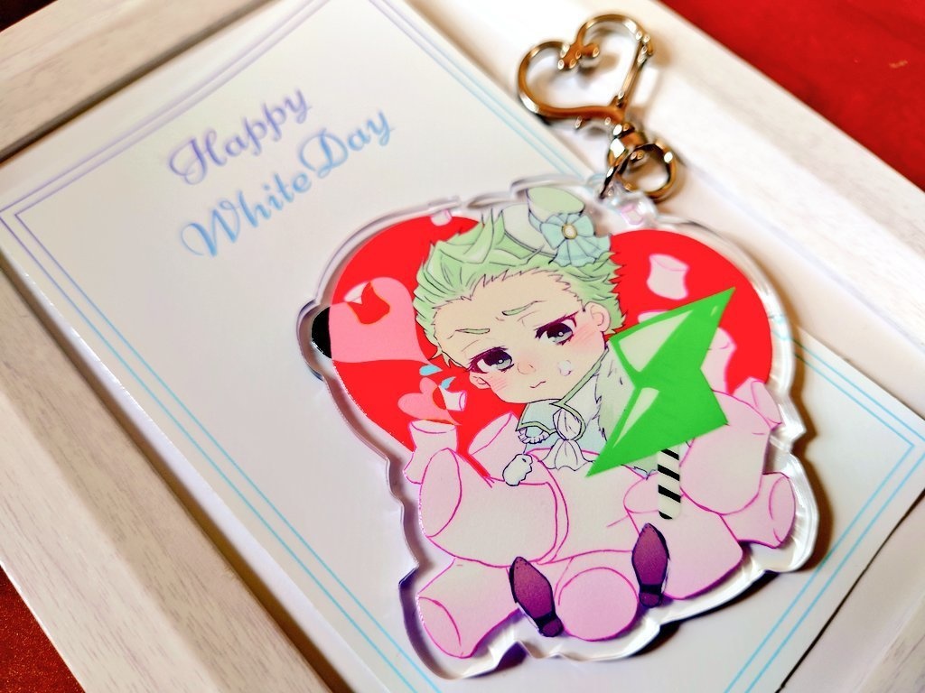 【再販】セベク　アクリルキーホルダー(ホワイトデーver)