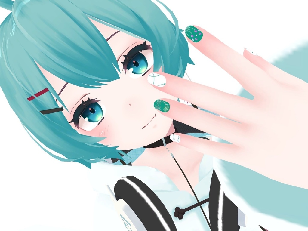 薄荷専用 ネイルテクスチャ5種