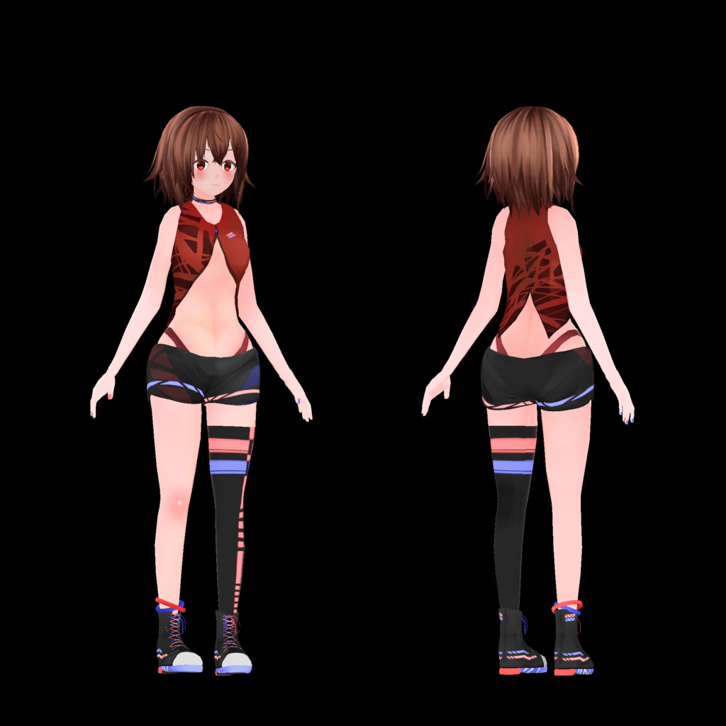 3Dモデル『ルミナ』VRChat想定アバター