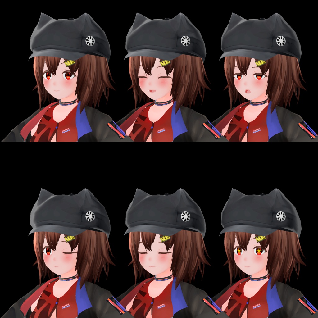 3Dモデル『ルミナ』VRChat想定アバター