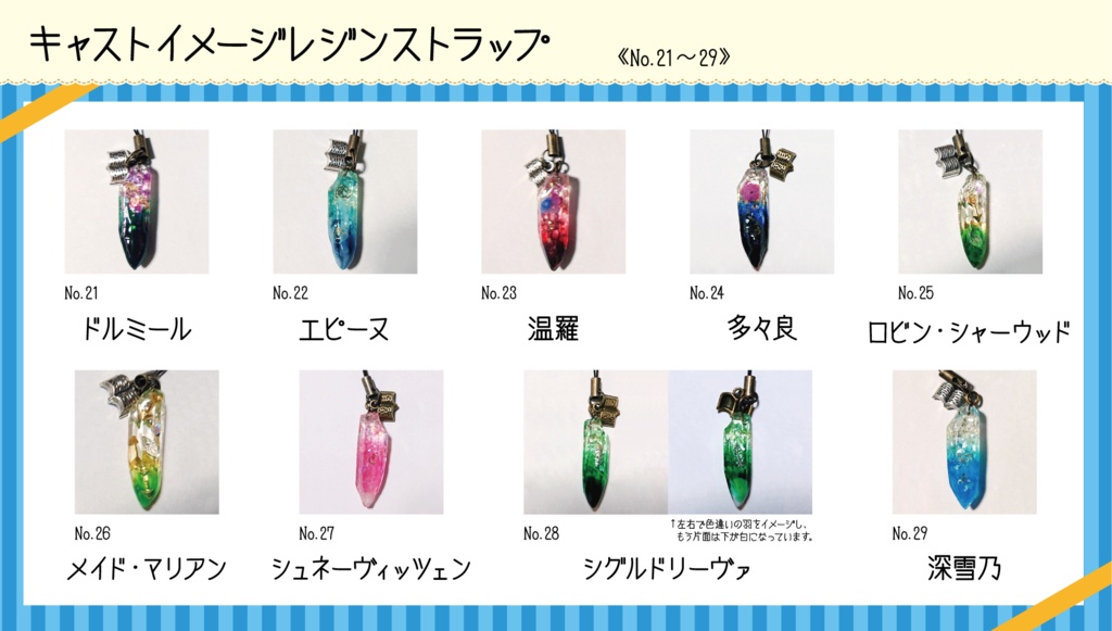 【受注生産】キャストイメージ鉱石レジンストラップ