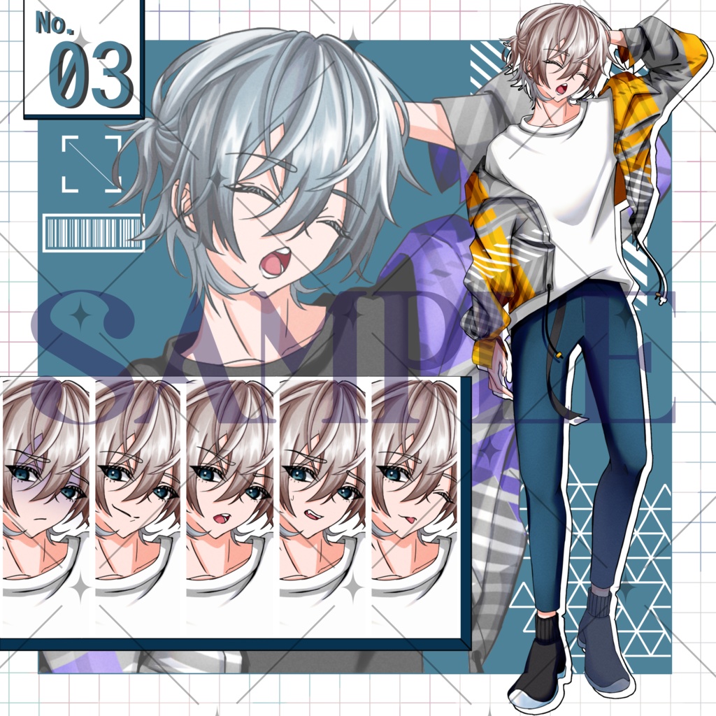 立ち絵¦No.3 無料版あり┊色違い