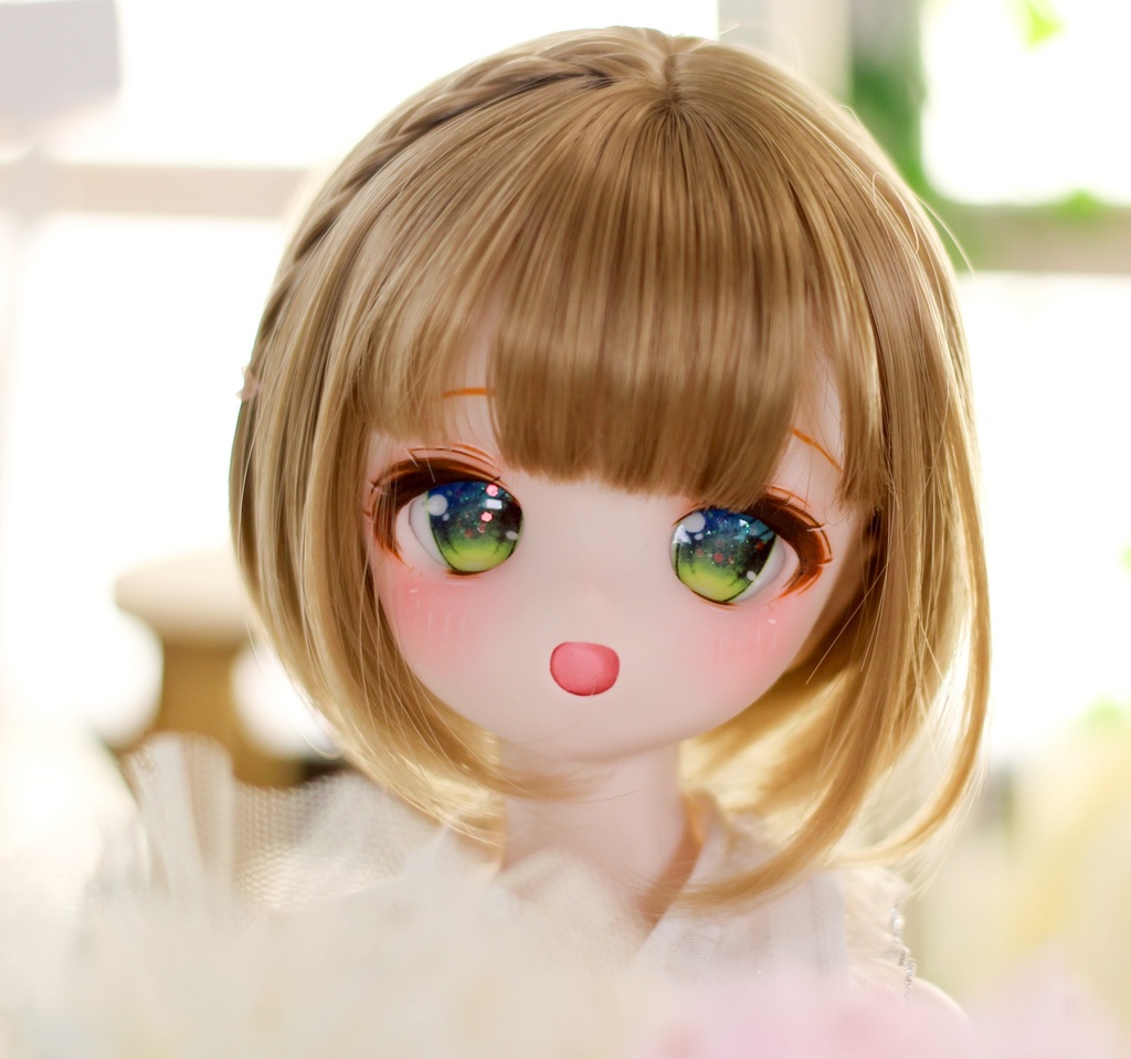 DDH-12② カスタムヘッド＋アイ ※鼻の気泡ソフビ埋めしてます