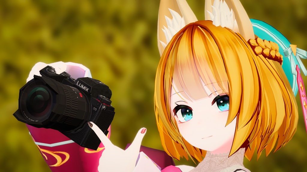 【VRChat等に】LUMIX S5 + LUMIX S 20-60mm F3.5-5.6 カメラ3Dデータ