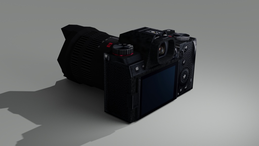 【VRChat等に】LUMIX S5 + LUMIX S 20-60mm F3.5-5.6 カメラ3Dデータ