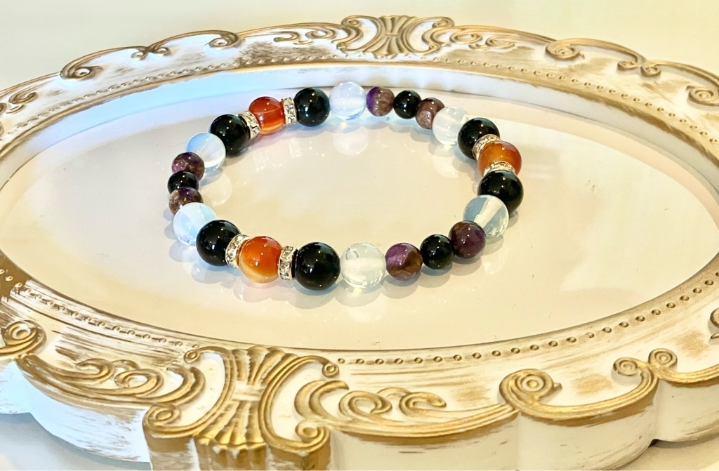 【ブレスレット】天然石ブレスレット アルハイゼン/セノ/鍾離/魈/リオセスリ