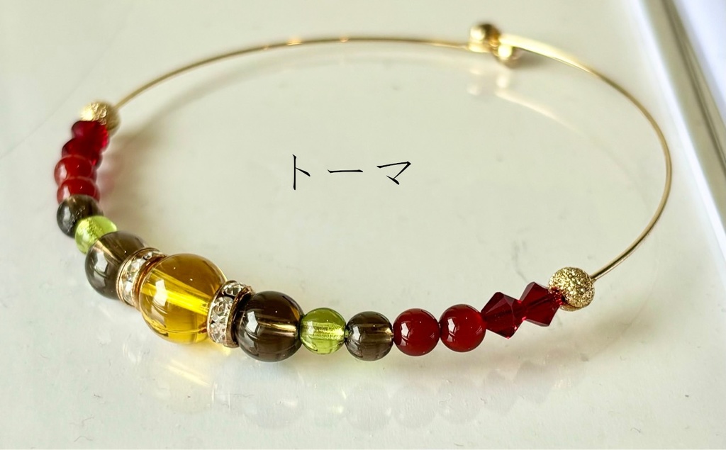 【原神】キャライメージ ワイヤーブレスレット ~稲妻男性~