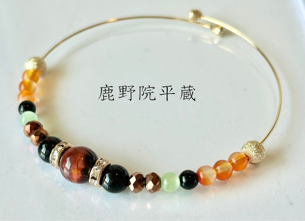 【原神】キャライメージ ワイヤーブレスレット ~稲妻男性~