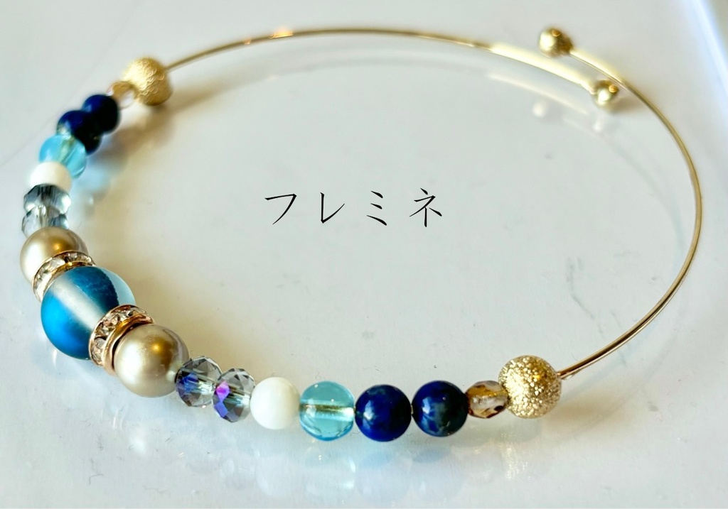 【原神】キャライメージ ワイヤーブレスレット ~フォンテーヌ男性~