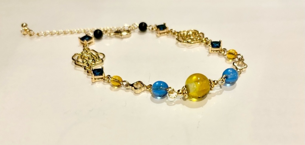 【ブレスレット】原神キャライメージ チェーンブレスレット フォンテーヌ(フリーナ、ナヴィア)