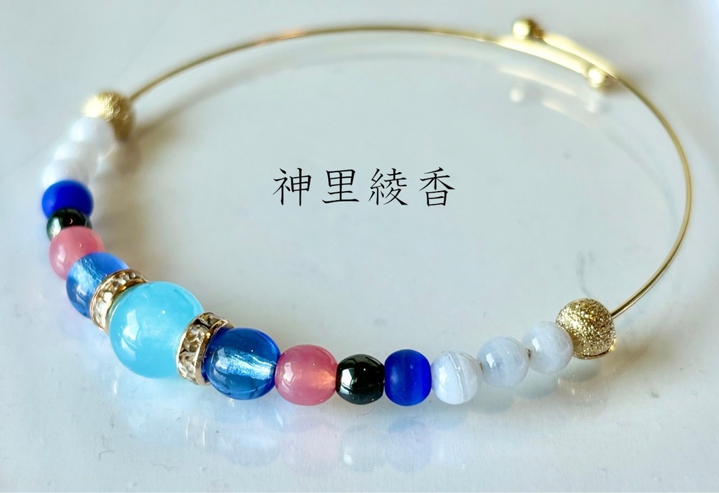 【原神】キャライメージ ワイヤーブレスレット ~稲妻女性~