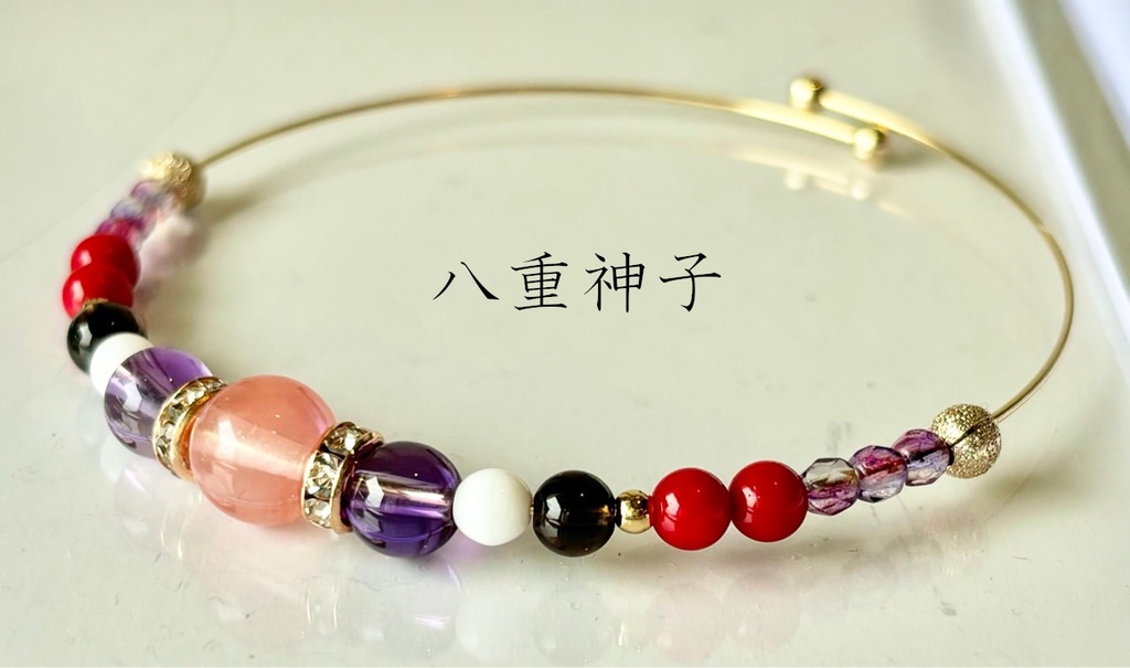 【原神】キャライメージ ワイヤーブレスレット ~稲妻女性~