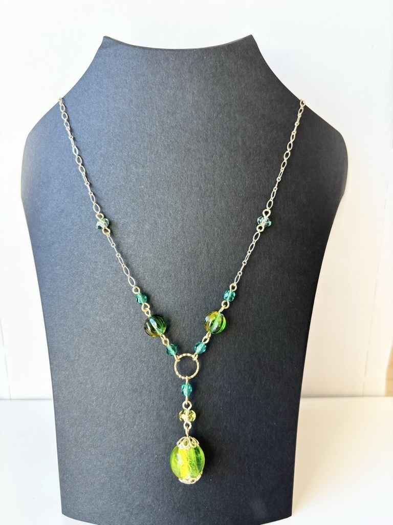 【原神】Y字トンボ玉ペンダント