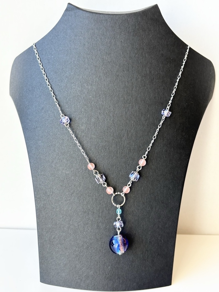 【原神】Y字トンボ玉ペンダント