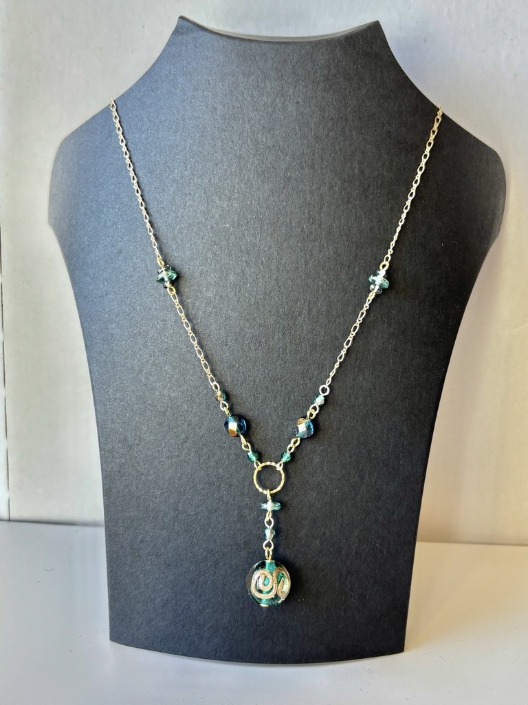 【原神】Y字とんぼ玉ペンダント〜カーヴェ/アルハイゼン〜