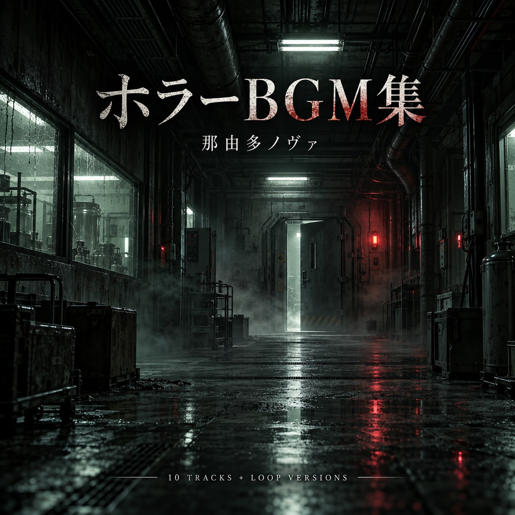 ホラーBGM集｜廃施設・探索・逃走【全10曲＋ループ版／商用利用可】