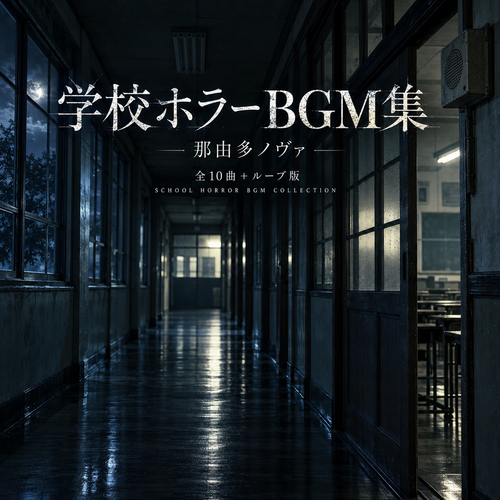 学校ホラーBGM集｜放課後・旧校舎・怪談【全10曲＋ループ版／商用利用可】