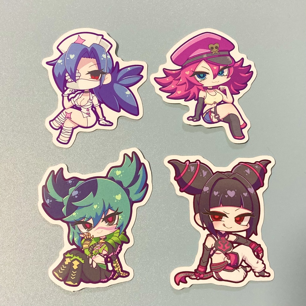 格ゲーキャラステッカー